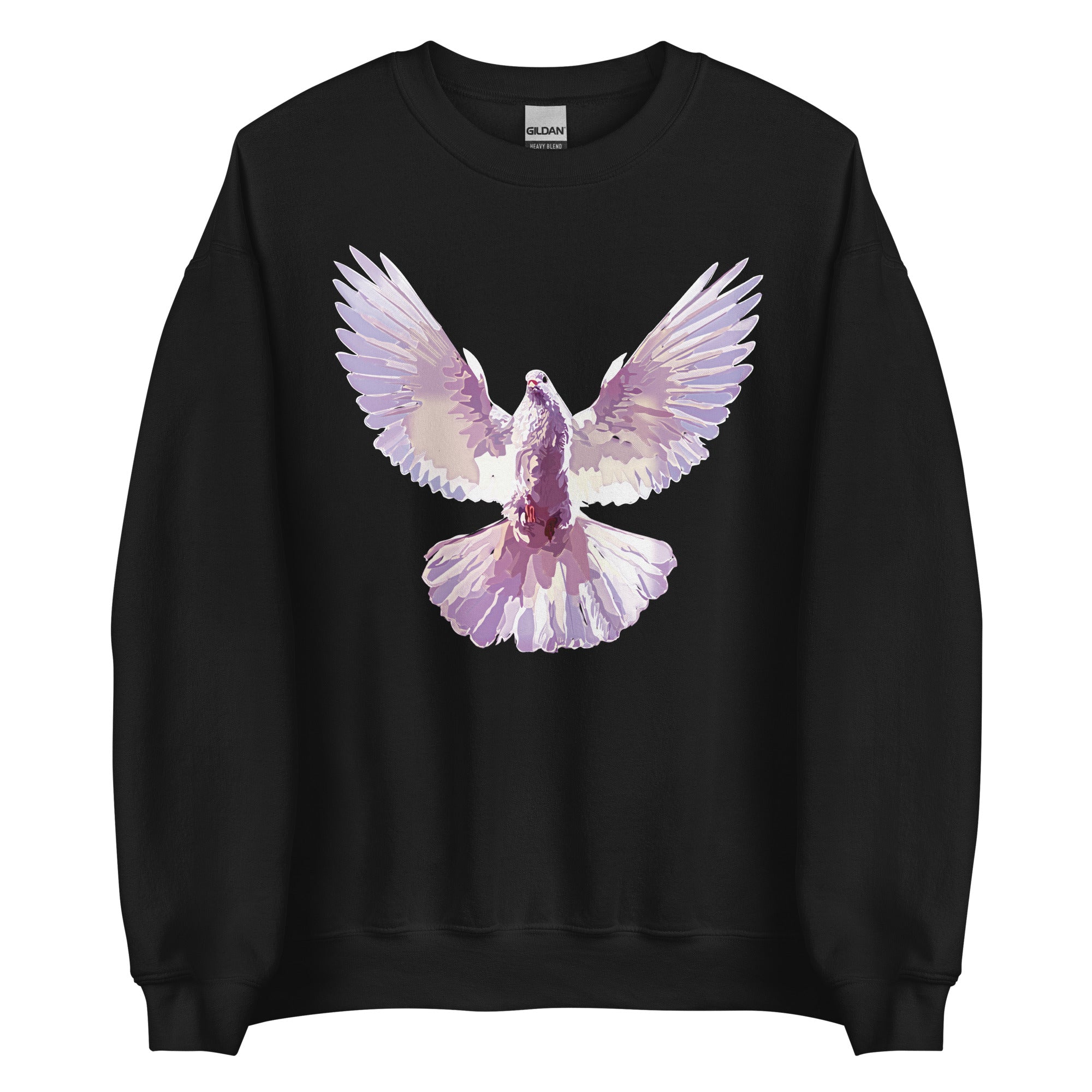 Majestic Pink & White Dove - Unisex Sweatshirt