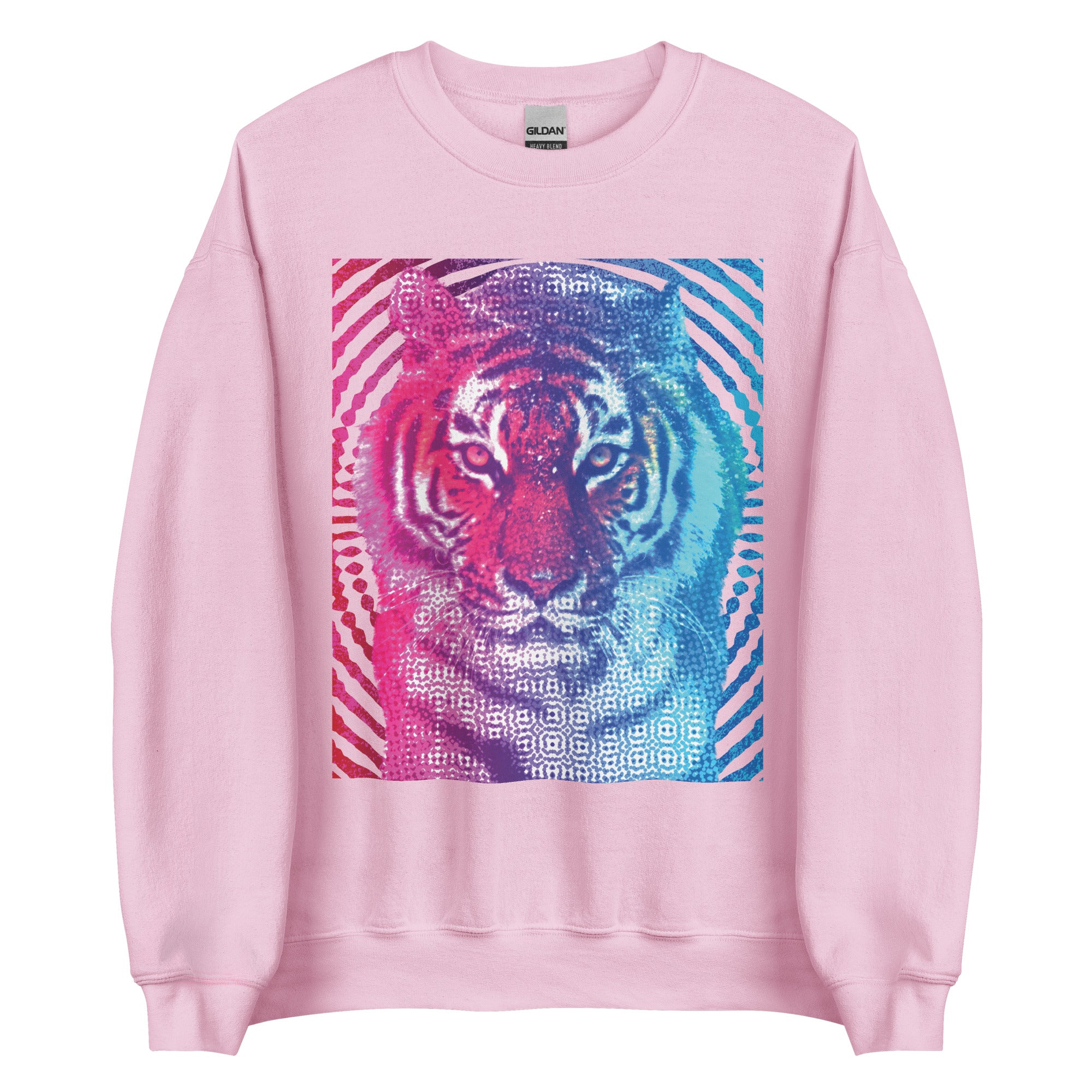 Hypnotic Halftone Tiger - Unisex Sweatshirt