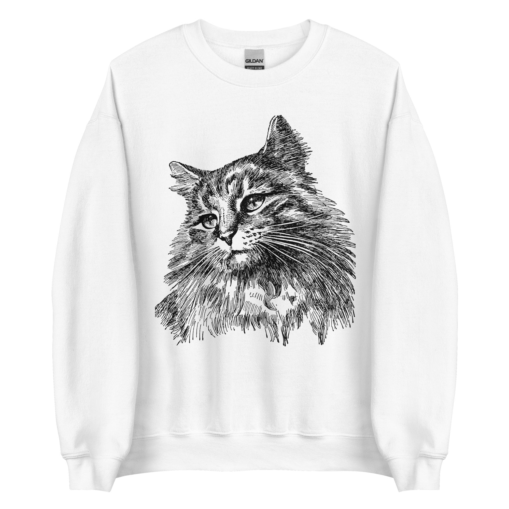 Cat Encyclopedia Illustration - Unisex Sweatshirt