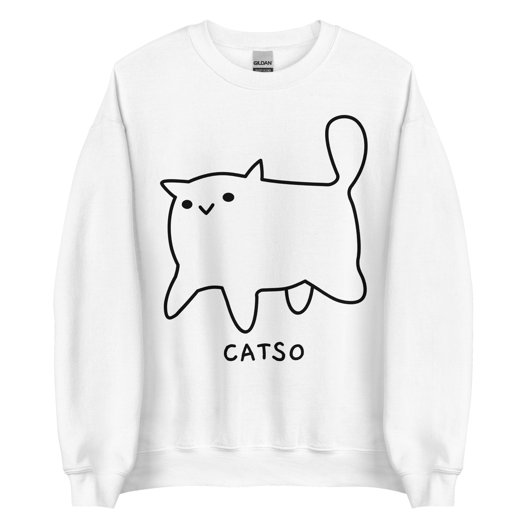 Catso the Badly Drawn Cat - Unisex Sweatshirt