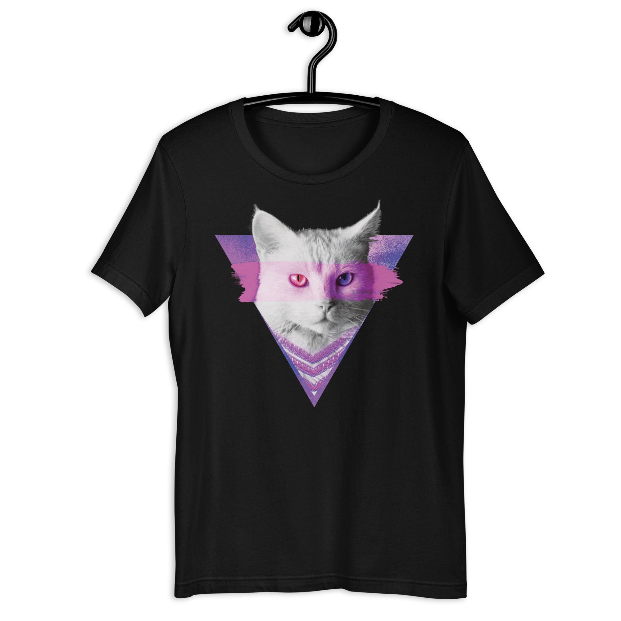 Neon Glamour Cat - Unisex T-Shirt