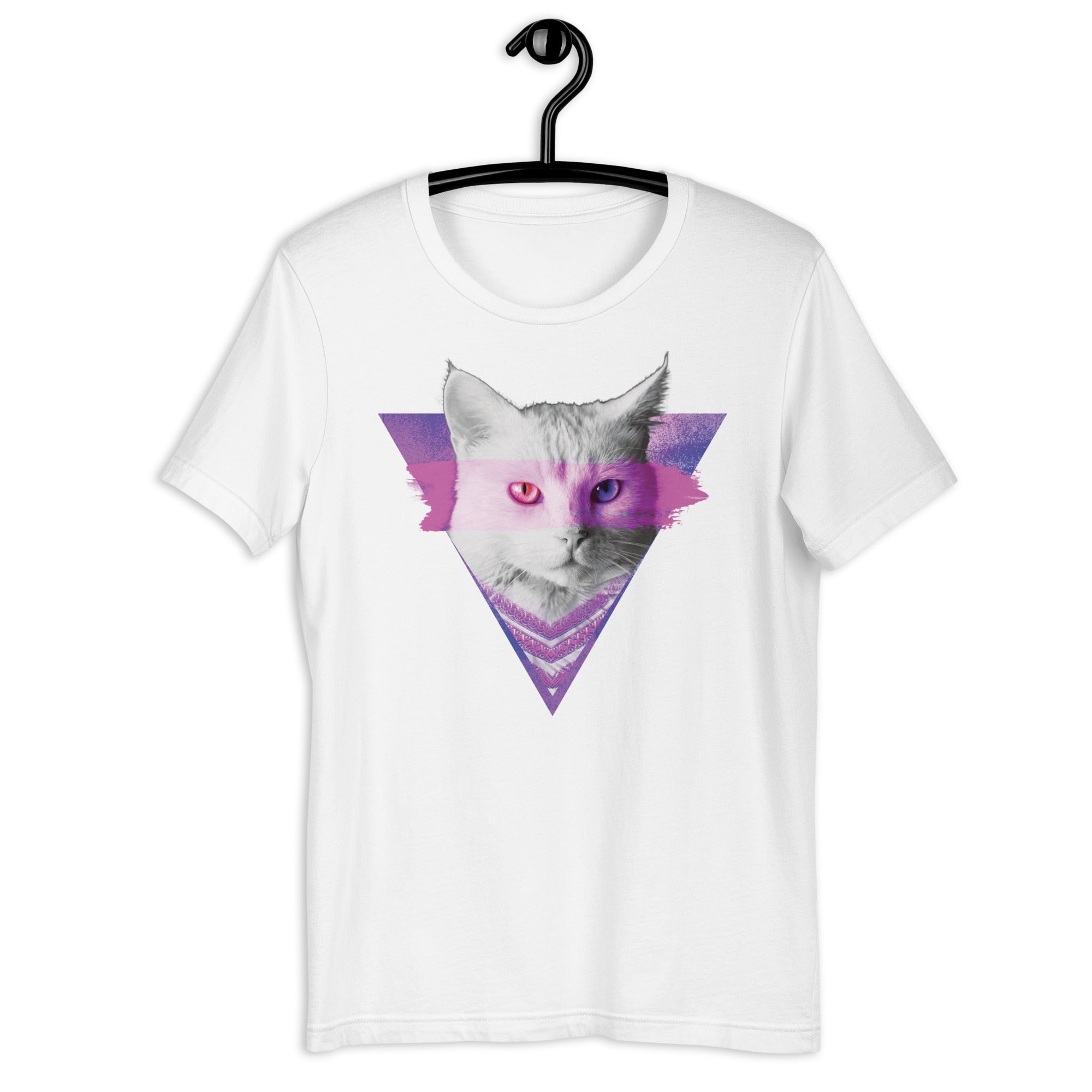 Neon Glamour Cat - Unisex T-Shirt