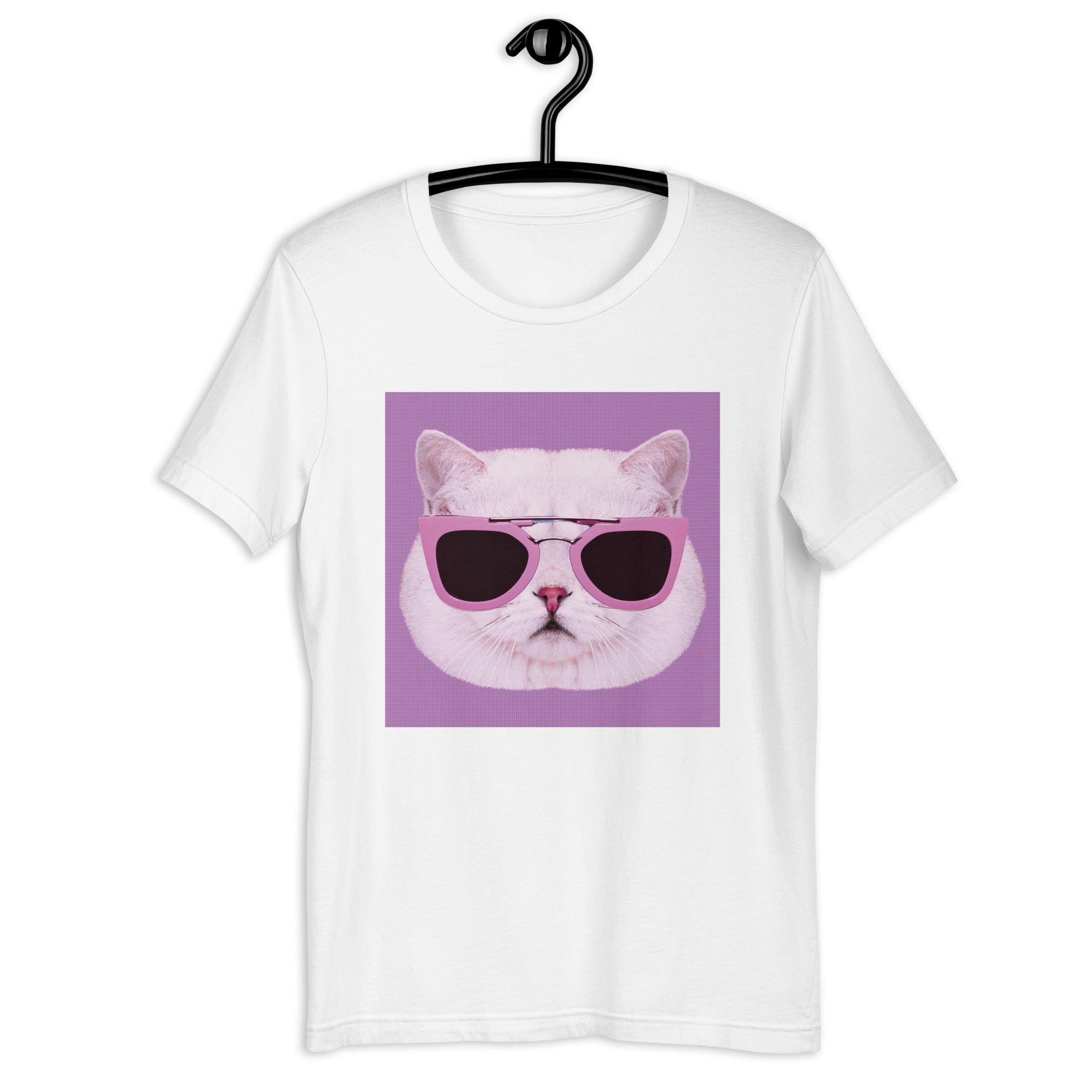 Pink and Cool Glamour Cat - Unisex T-shirt